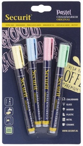 Securit Kreidemarker ORIGINAL SMALL, 4er Set