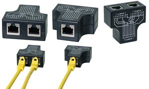 LogiLink RJ45 Anschlussdoppler, 2x 10/100 BaseT