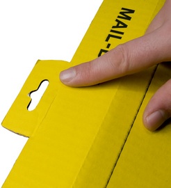 SMARTBOXPRO Paket-Versandkarton MAIL BOX, Größe: S, gelb