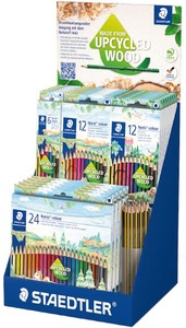 STAEDTLER Buntstift Display UPCYCLED WOOD