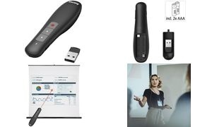 hama Wireless Presenter "X-Pointer", 2,4 GHz, schwarz
