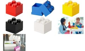 LEGO Snackbox MINI BOX 4, 60 ml, rot