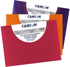 CANSON Zeichnungsmappe, 370 x 470 mm, leuchtende Farben