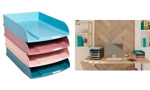 EXACOMPTA Briefablagen-Set COMBO STYLI Skandi, DIN A4