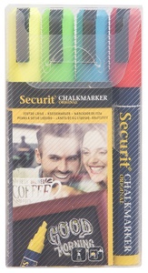 Securit Kreidemarker ORIGINAL MEDIUM, 4er Etui