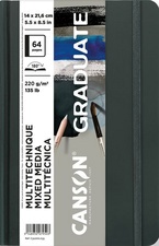 CANSON Skizzenbuch GRADUATE Mixed Media, 140 x 216 mm