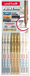 uni-ball Permanent-Marker PAINT PX20, 36er Display