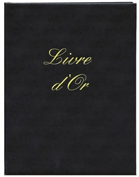 ELVE Gästebuch "Livre d'Or", 297 x 210 mm, schwarz