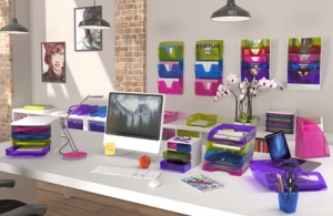 CEP Schubladenbox HAPPY, 4 Schübe, bunt