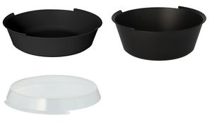 PAPSTAR Circulware Deckel für Schale, rund, transparent