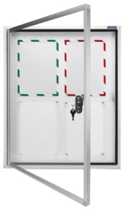 magnetoplan Schaukasten CC, 4 x DIN A4, Außen-/Innenbereich