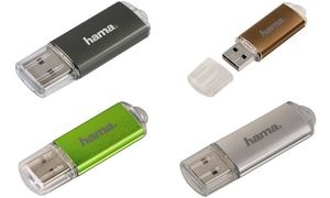 hama USB 2.0 Speicherstick FlashPen "Laeta", 128 GB, silber