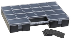 plast team Sortimentskasten LUXOR HOBBY BOX, schwarz