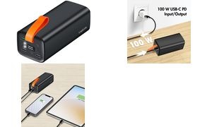 LogiLink Powerbank mit Display, 50.000 mAh, schwarz