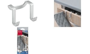 metaltex Doppelhaken Galileo, silbermetallic