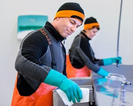 TORK Industrie-Reinigungstücher, 415 x 355 mm, grau