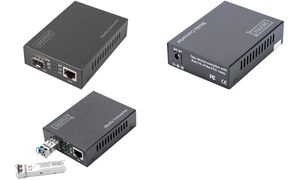 DIGITUS Medienkonverter, 10 Gigabit, 1x RJ45 / 1x SFP