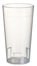 STARPAK Kunststoff-Trinkbecher PP, 0,4 l, transluzent, 10er