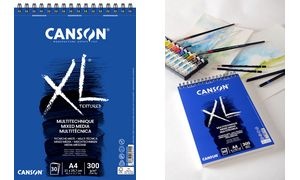 CANSON Studienblock XL MIXED MEDIA Textured, DIN A2