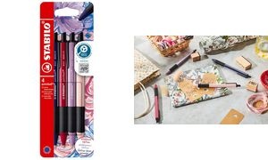 STABILO Druckkugelschreiber pointball NatureCOLORS, 4er Etui