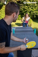 SCHILDKRÖT Tischtennis-Set Spin, in tropischem Design