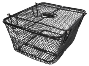 FISCHER Fahrrad-Gepäckträgerkorb PLUS Safe, schwarz