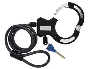 FISCHER Kabel-Fahrradschloss mit Schelle, Länge: 1.200 mm