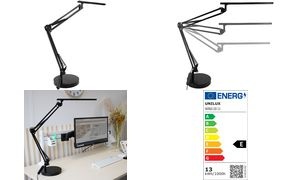 UNiLUX LED-Tischleuchte SWINGOLED 2.0, schwarz