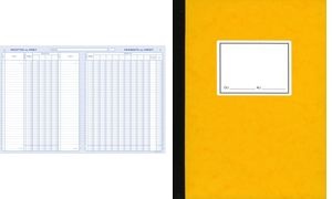 ELVE Piqûre comptable, 240 x 320 mm, 100 pages, 14 colonnes