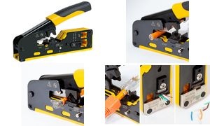 LogiLink Crimpzange für Kat.5/Kat.6/Kat.6A/Kat.7 RJ45 &