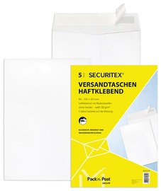 SECURITEX Versandtasche, C4, weiß, ohne Fenster, 130 g/qm