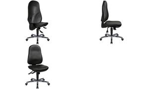 Topstar Bürodrehstuhl "Support SY", Kunstleder, schwarz