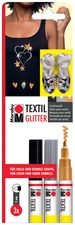 Marabu Textilmarker "Textil Painter Glitter", 3er Blister