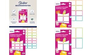 AVERY Namens-Etiketten, Folie, 48 x 70 mm, Rahmen farbig