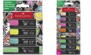 FABER-CASTELL Textmarker TEXTLINER 46 GRAFFITI, 4er Etui