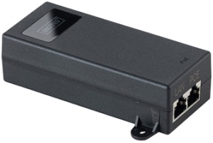 DIGITUS Gigabit Ethernet PoE++ Injektor, 802.3bt, schwarz