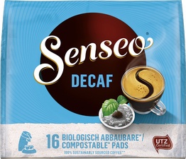 Senseo Kaffeepads "DECAF" - entkoffeiniert, 16er Packung