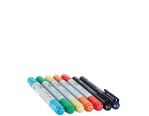 COPIC Marker ciao, 7er Set "Doodle Kit Rainbow"