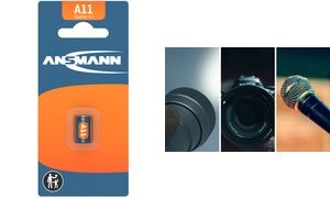 ANSMANN Alkaline Batterie A11, 6 Volt, 1er Blister