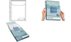 LEITZ Sicht-/Prospekthülle CombiFile Maxi, A4, PP, glasklar