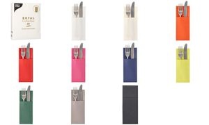 PAPSTAR Servietten-Tasche "ROYAL Collection", nektarine