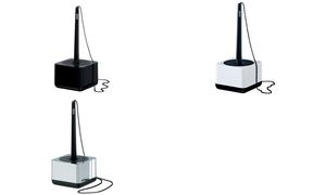 HAN Kugelschreiber-Ständer i-Line, Kunststoff, weiß/schwarz