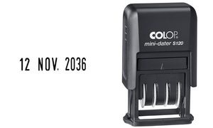 COLOP Datumstempel Mini-Dater S 120 D01, schwarz, FR