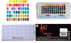 SAKURA Aquarellfarben Koi Water Colors Studio Set 60