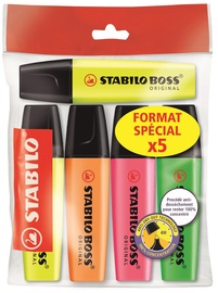 STABILO Textmarker BOSS ORIGINAL, 5er Ecopack