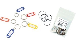 WEDO Metall-Schlüsselringe, im Beutel