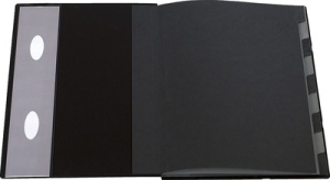 EXACOMPTA Ordnungsmappe EXACTIVE, PP, 9 Fächer, schwarz