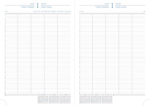EXACOMPTA Buchkalender Journal 29/2, 2027, Barbara, schwarz
