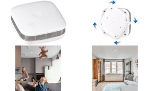 LogiLink Rauchmelder Longlife, weiß, mit Lithium Batterie
