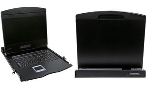 LogiLink 19" LCD KVM Konsole mit 48,26 cm (19") TFT-Monitor